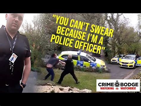 7 cops in 6 cars arrest and spray this man for saying “Dickhead”.
